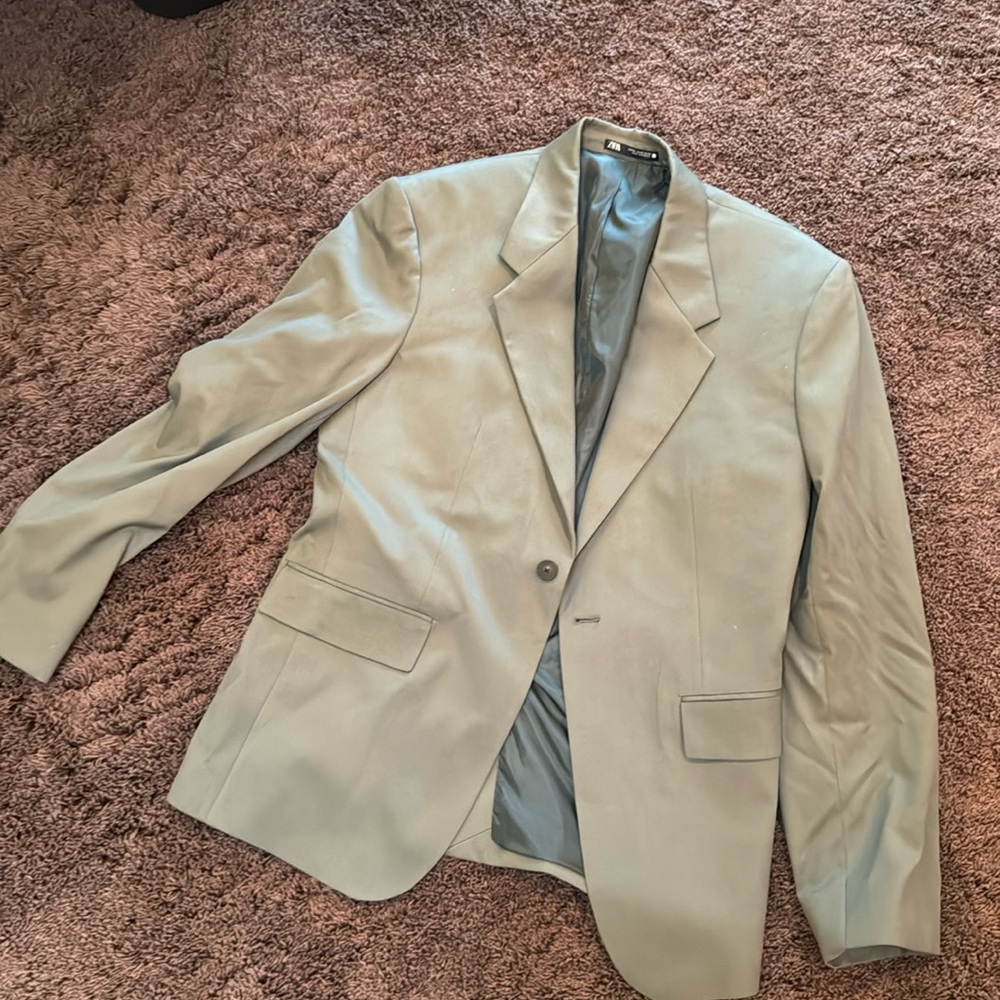 Zara men’s green sports coat